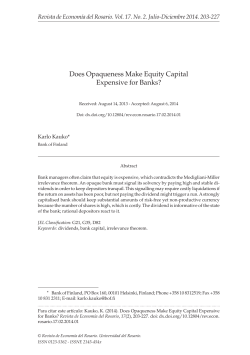 Does Opaqueness Make Equity Capital Expensive for Banks?