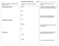 Geography of Mesopotamia