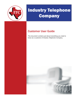 Industry Telephone Company - Industry I-Net