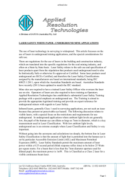 The use of laser technology in surveying is widespread. This article
