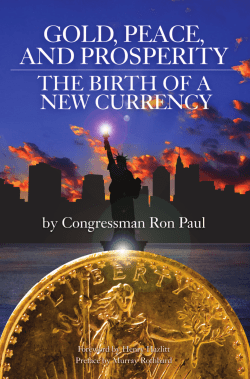 Gold, Peace, and Prosperity