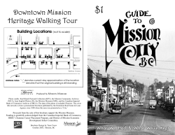 Downtown Mission Heritage Walking Tour