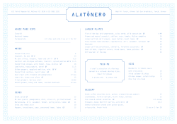 LARGER PLATES HOUSE MADE DIPS MEZZE SIDES DESSERT