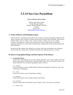 3.2.14 Sea Lice Parasitism - AFS