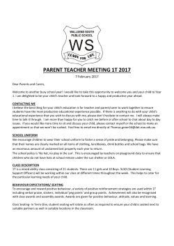 1T Welcome note