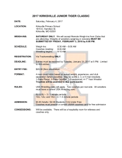 2017 KIRKSVILLE JUNIOR TIGER CLASSIC
