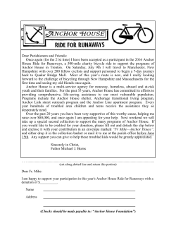 Dear Parishioners and Friends: Once again (for