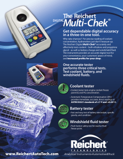 DIGITALMulti-Chek - Reichert Technologies