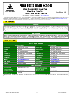 Mira Costa High School - Manhattan Beach Unified School District