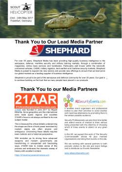 Media Partners - Scout Helicopter
