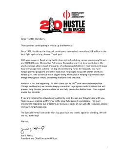 Dear Hustle Climbers - Hustle Up the Hancock