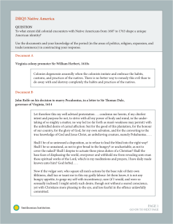 to a handout of this DBQ for your class.