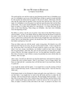 BY THE WATERS OF BABYLON