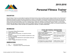Personal Fitness Trainer - CRY-ROP