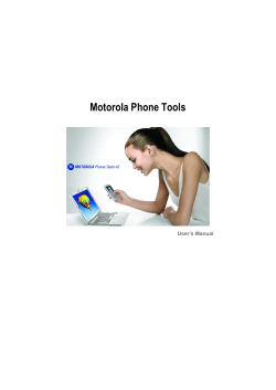 Motorola Phone Tools