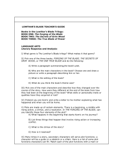 LOWTHAR`S BLADE TEACHER`S GUIDE Books in