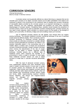 CORROSION SENSORS