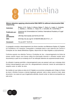 Mixture detection applying mitochondrial DNA SNPS Vs aditional