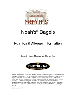 Noah`s&reg; Bagels