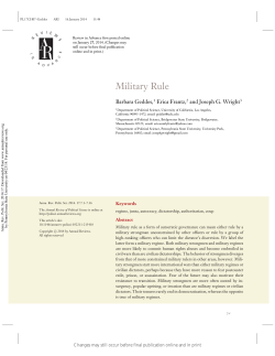 Military Rule - Personal.psu.edu