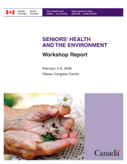 seniors` health and the environment