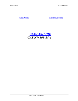 ACETANILIDE CAS N&deg;: 103-84-4