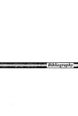 SELECT BIBLIOGRAPHY Primary Sources