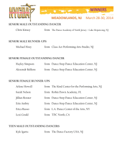 MEADOWLANDS, NJ March 28-30, 2014