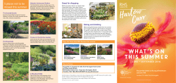 Harlow Carr Whats On Summer 2016