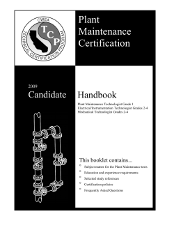 Plant Maintenance