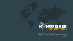 User Training, Power Meter