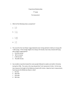 Proportional Relationships 7th Grade Pre