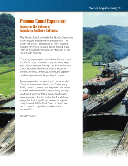 Panama Canal Expansion: