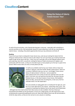 Doing the Statue of Liberty Crown Access Tour