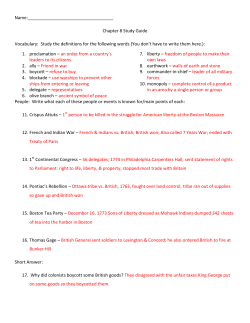 Ch. 8 Social Stuides Study guide Key