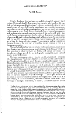 Aboriginal humour - ANU Press