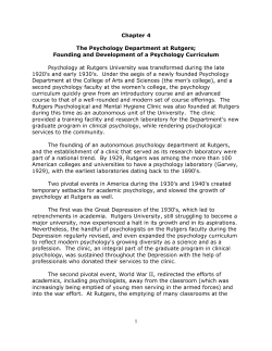 Chapter 4 - Rutgers Psychology