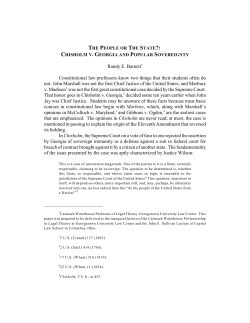 Randy E. Barnett* Constitutional law professors know two things that