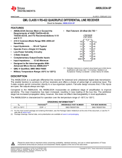 See datasheet - Texas Instruments