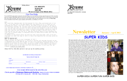 April 2003 - Extreme Outreach Society