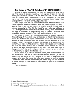 "The Genius of Poe" Articles