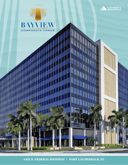 6451 N. FEDERAL HIGHWAY &bull; FORT LAUDERDALE, FL