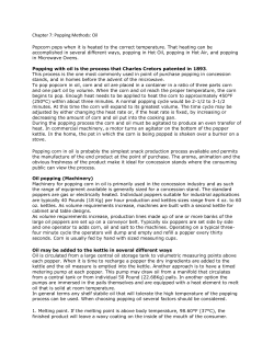 Chapter 7: Popping Methods: Oil