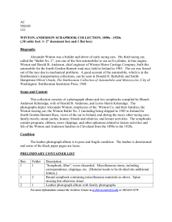 (.30 cubic feet: 1- 2&rdquo; document box and 1 flat box) Biography