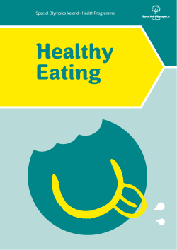 Healthy Eating - Special Olympics Ireland