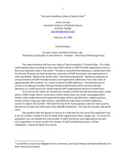 g friendliness - Amherst College