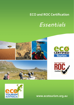 Essentials - Ecotourism Australia