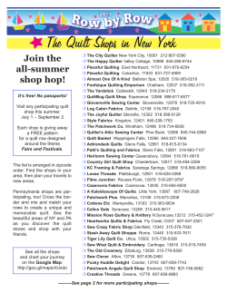 The Quilt Shops in New York