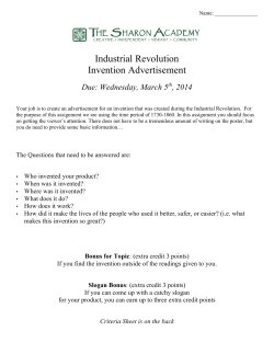 Invention Ad Assignment