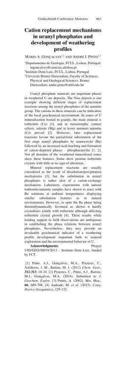 Cation replacement mechanisms in uranyl phosphates and